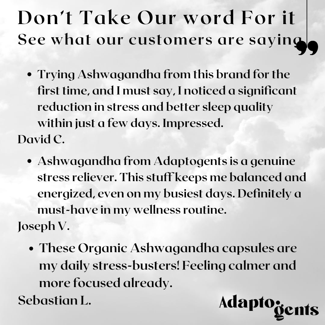Organic Ashwagandha - Adaptogents