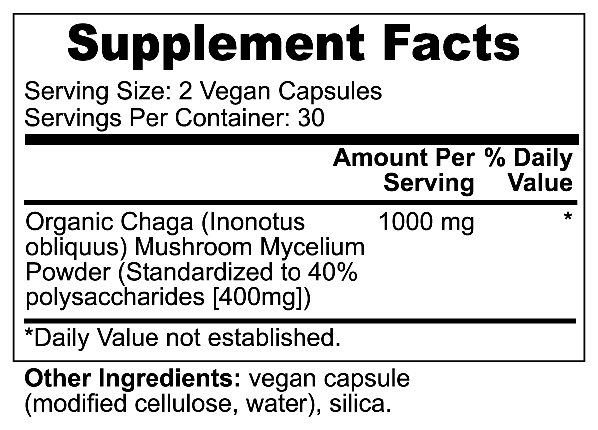 Organic Chaga